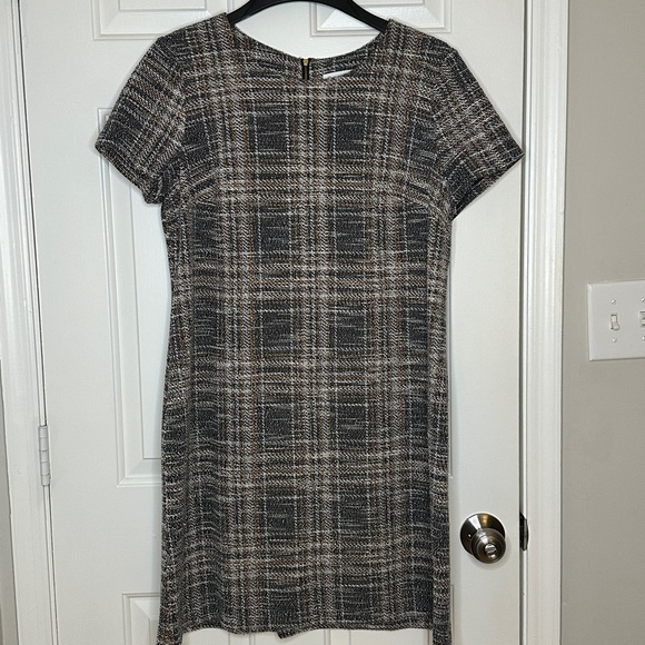 Like New Calvin Klein Plaid Dress Size 16 - Picture 1 of 5